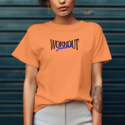 Workout Junkie T-Shirt – “Fitness Obsessed” Gym Motivation Tee for Lifters, Cardio Kings & Sweat Addicts