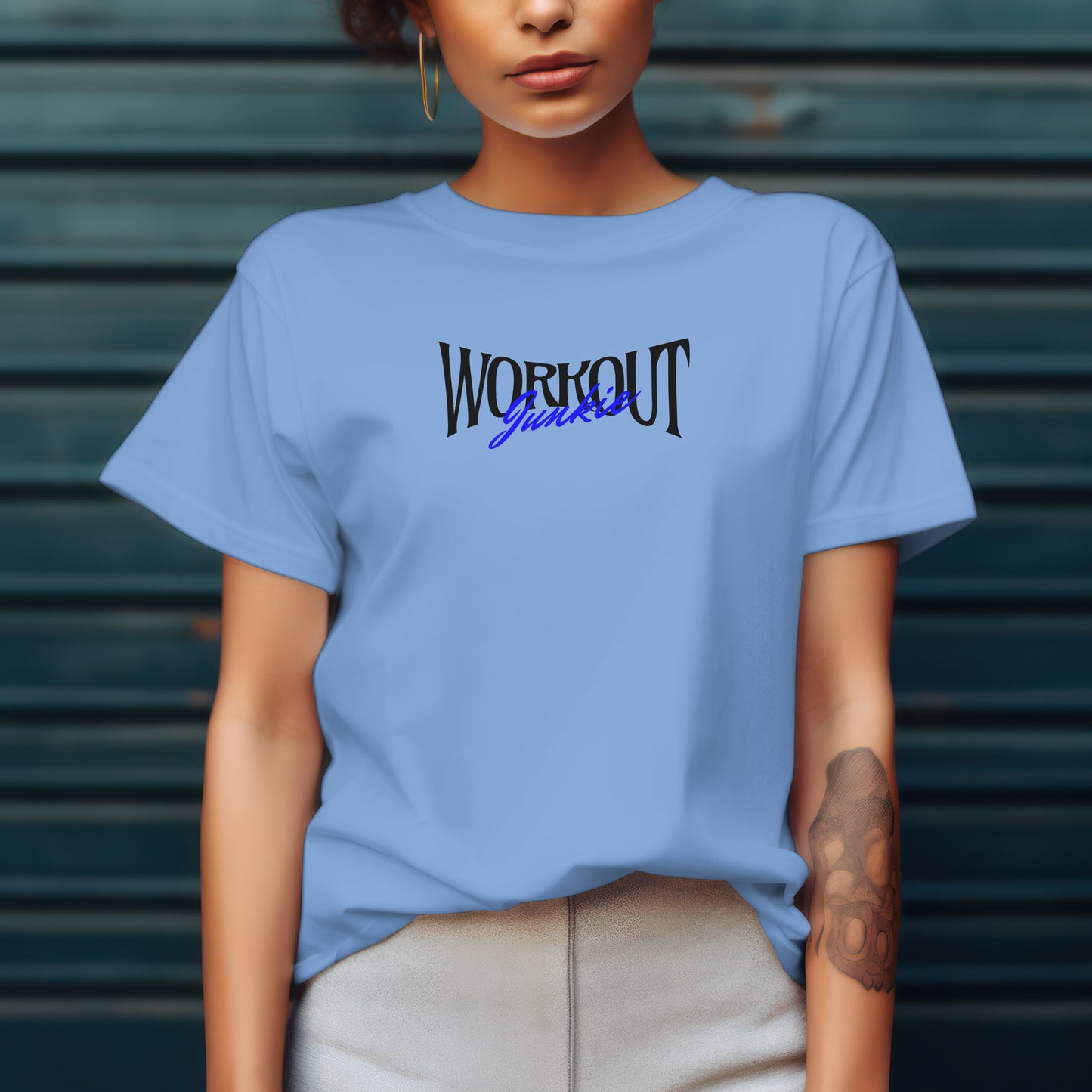Workout Junkie T-Shirt – “Fitness Obsessed” Gym Motivation Tee for Lifters, Cardio Kings & Sweat Addicts