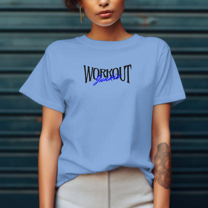Workout Junkie T-Shirt – “Fitness Obsessed” Gym Motivation Tee for Lifters, Cardio Kings & Sweat Addicts