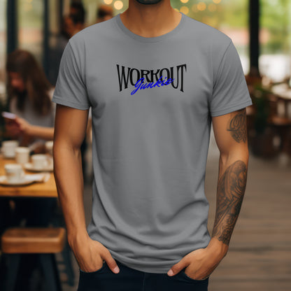 Workout Junkie T-Shirt – “Fitness Obsessed” Gym Motivation Tee for Lifters, Cardio Kings & Sweat Addicts