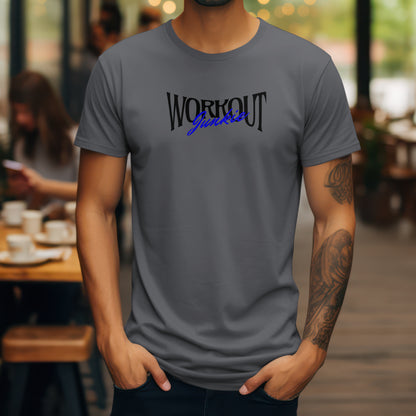 Workout Junkie T-Shirt – “Fitness Obsessed” Gym Motivation Tee for Lifters, Cardio Kings & Sweat Addicts