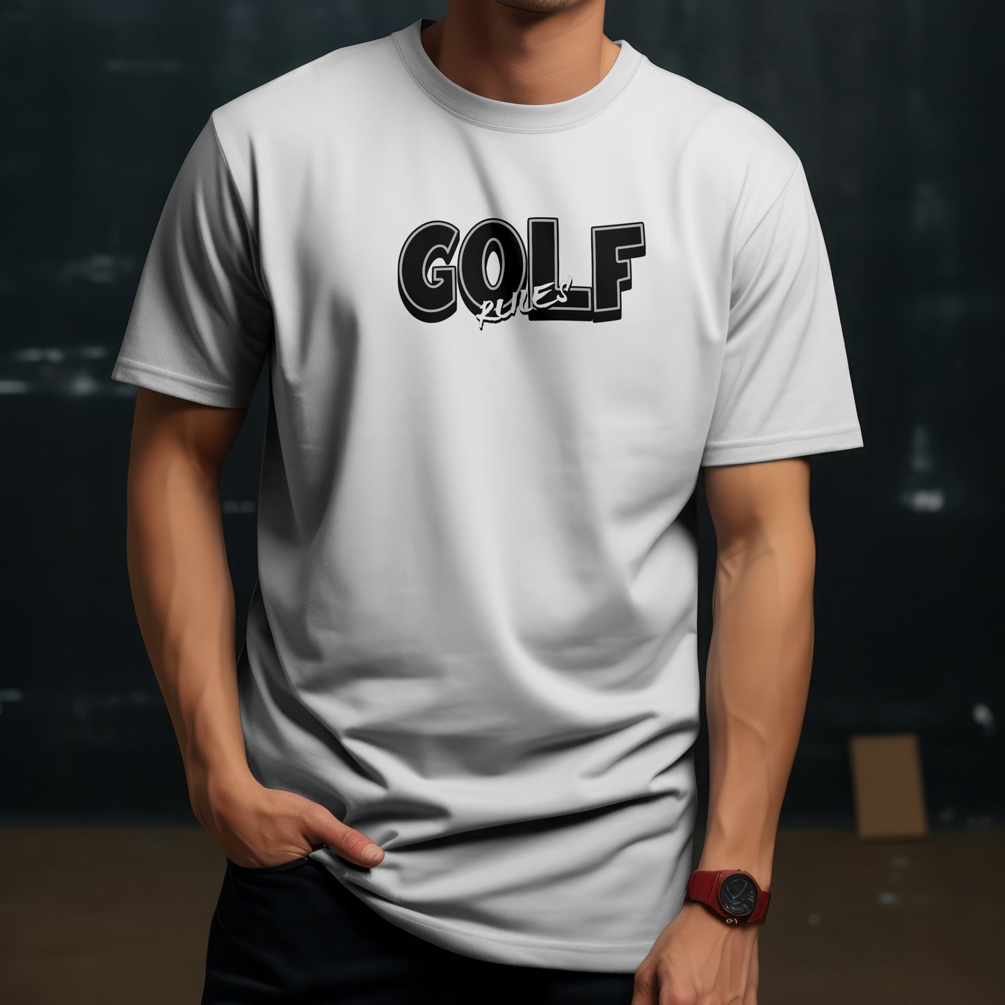 Golf Rules T-Shirt – “Classic Fairway Energy” Bold Tee for Golfers, Rule Sticklers & Game Day Players