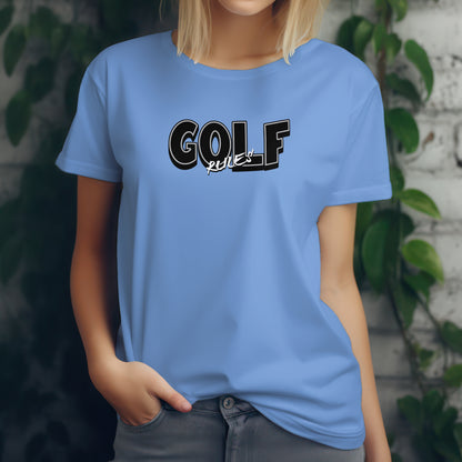 Golf Rules T-Shirt – “Classic Fairway Energy” Bold Tee for Golfers, Rule Sticklers & Game Day Players