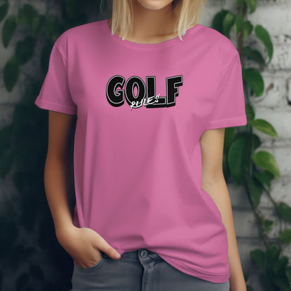 Golf Rules T-Shirt – “Classic Fairway Energy” Bold Tee for Golfers, Rule Sticklers & Game Day Players