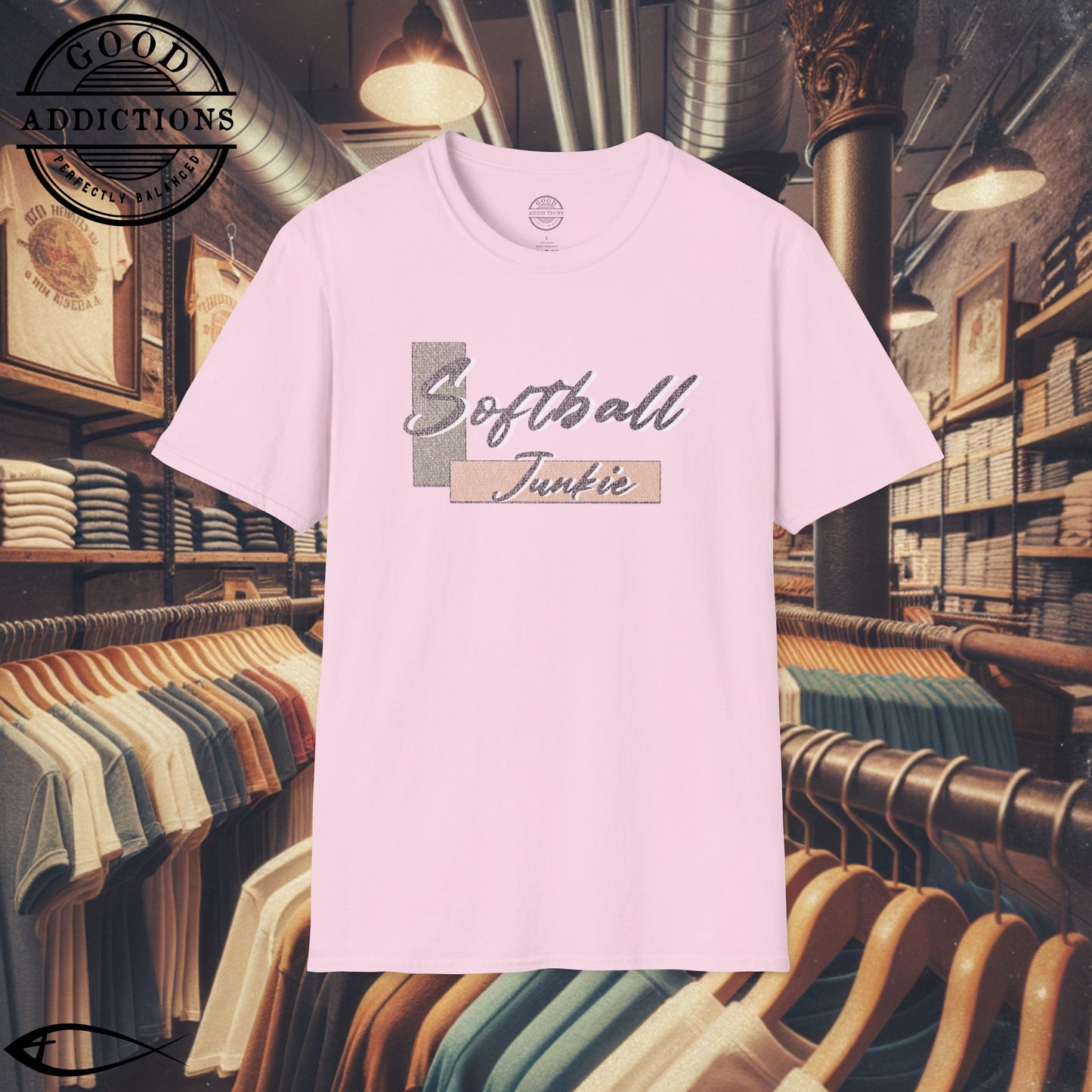 Softball Junkie T-Shirt – Bold Tee for Players, Coaches & Fans Who Live for the Game