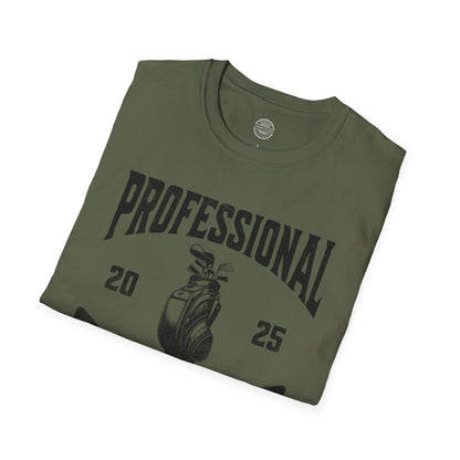 Professional Golfer T-Shirt – “Game On” Clean Golf Tee for Players, Coaches & Confident Swingers