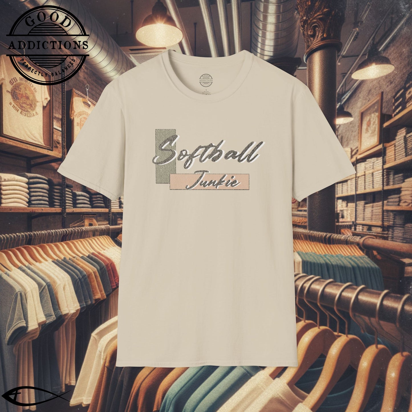 Softball Junkie T-Shirt – Bold Tee for Players, Coaches & Fans Who Live for the Game