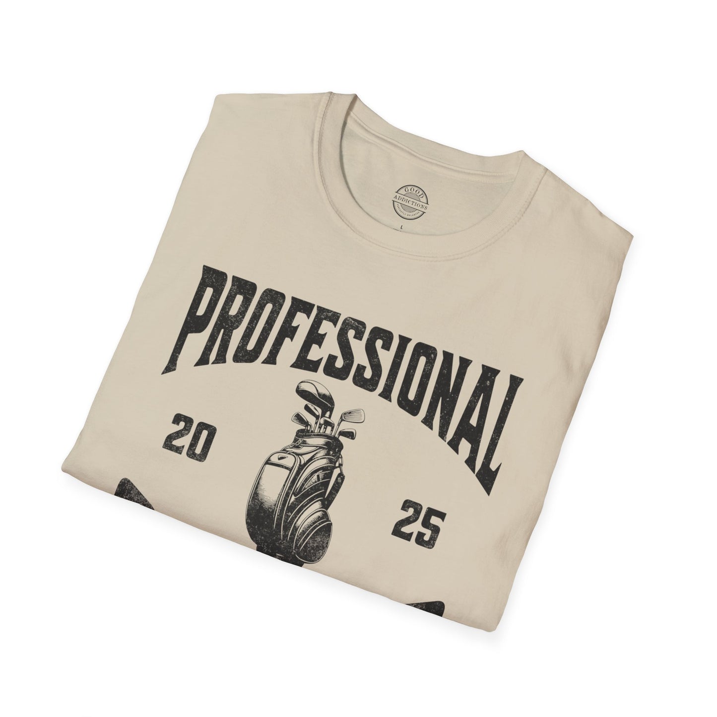 Professional Golfer T-Shirt – “Game On” Clean Golf Tee for Players, Coaches & Confident Swingers